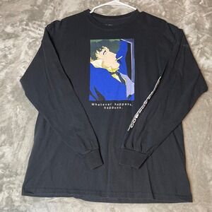 Cowboy Bebop Japanese Anime Whatever Happens Long Sleeve T Shirt Large